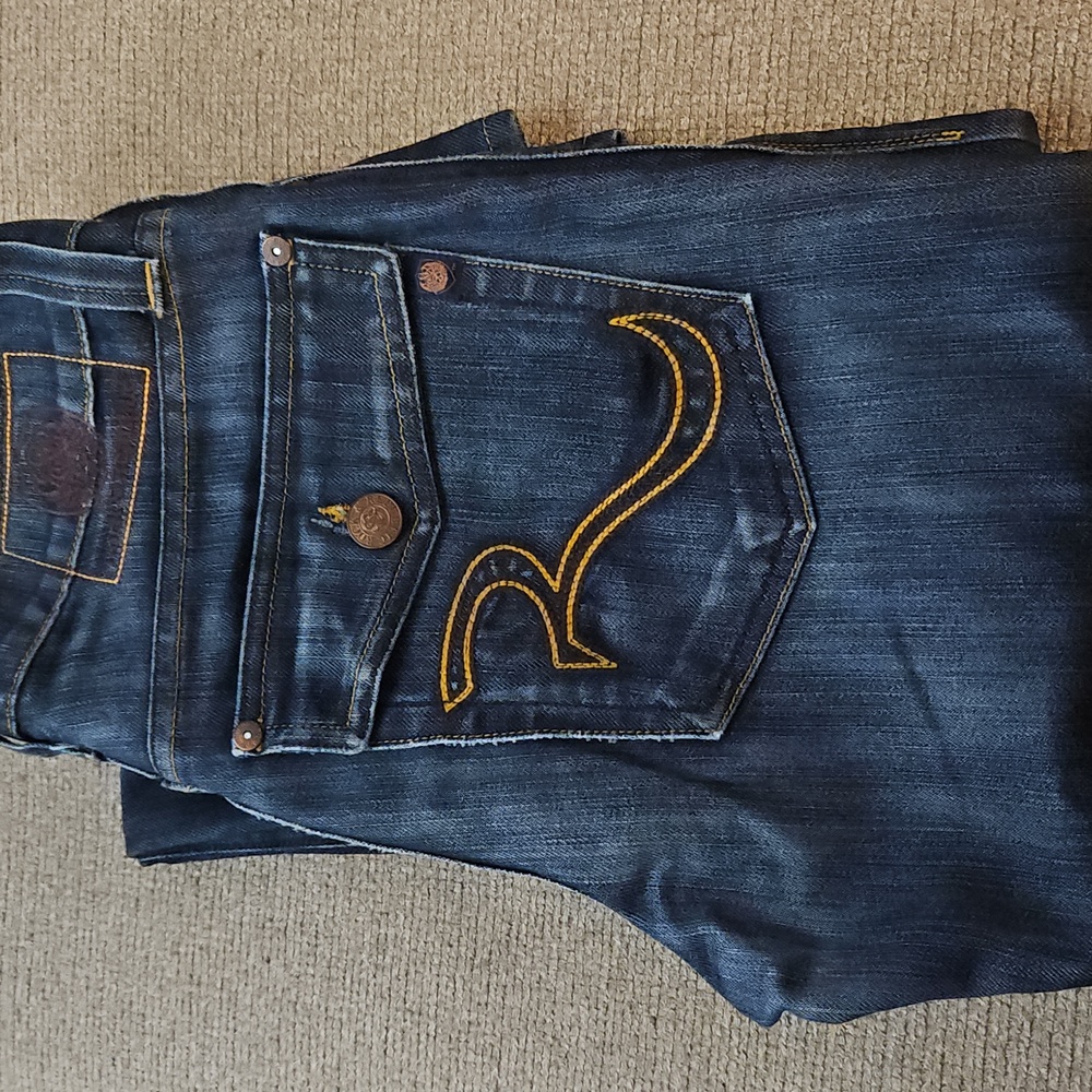 Rock & Republic Dark Blue Straight Jeans